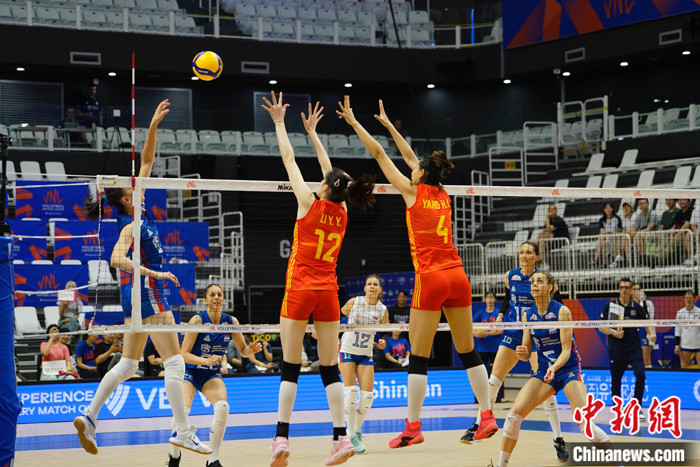 水原站中国女排1-3负塞尔维亚 世联赛遭遇第三场